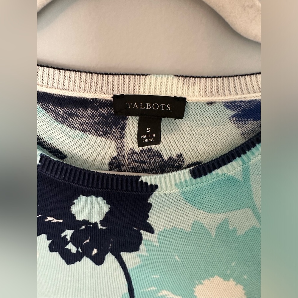 Talbot Light Sweater floral size small - Picture 7 of 8